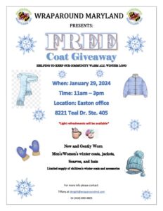 Easton Free Coat Giveaway